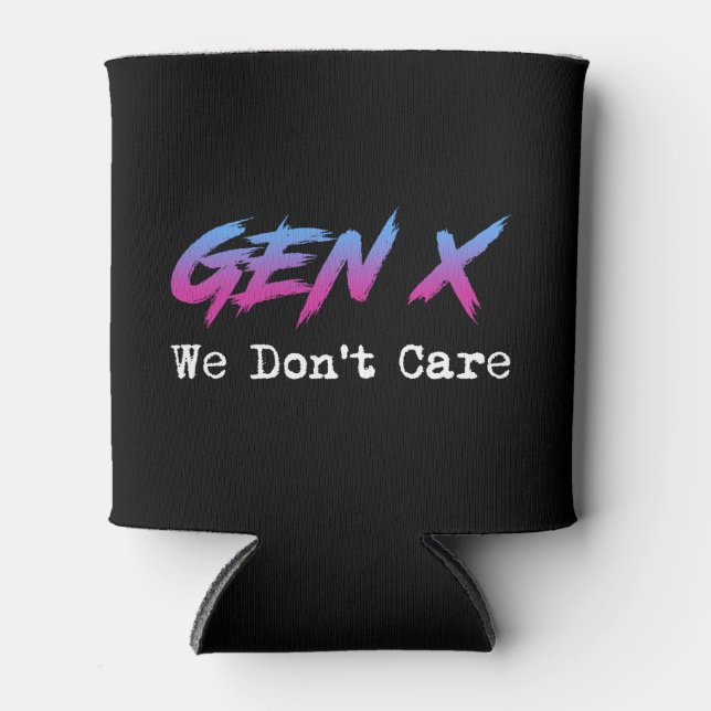 Porta-lata Gen X - We Don't Care (Frente)