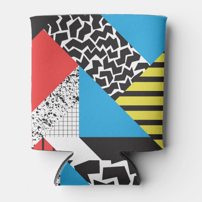 Porta-lata Geometria Moderna: Estilo sem Abstrato (Frente)