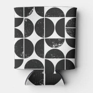 Porta-lata Geométrico minimalista: semicírculos escandinavos.