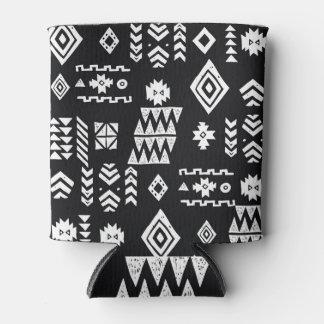 Porta-lata Geométrico tribal: fundo sem costura na moda.