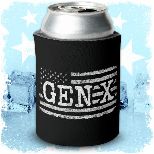 Porta-lata Geração X American Flag Orud Gen Xer Gen X