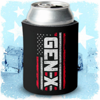 Porta-lata Geração X Orud Gen Xer American Flag Gen X