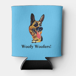 Porta-lata German shepherd Engraçado de Cartoon pode resfriar