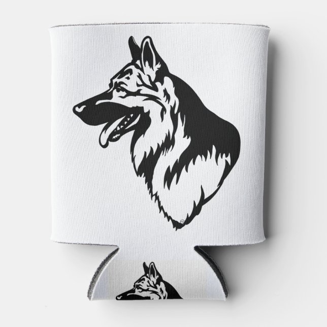 Porta-lata german shepherd s27 (Frente)