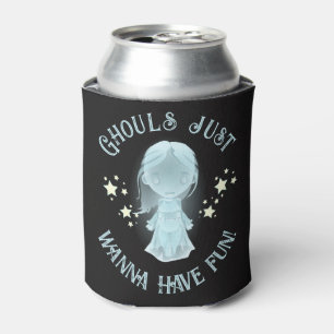 Porta-lata "Ghouls Just Wanna Have Fun!" Divertido Halloween