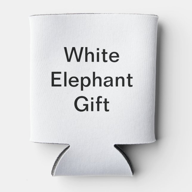 Porta-lata Gift Genérico Engraçado de Elefante Branco (Frente)