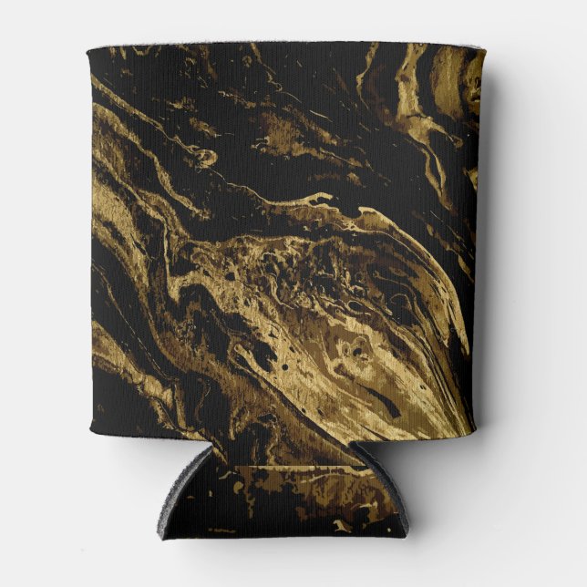 Porta-lata Gilded Elegance: A Esplêndida Magia de Marbling (Frente)