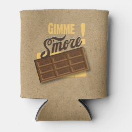 Porta-lata Gimme S'more Bonfire Custom Birthday Bottle