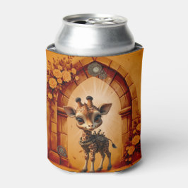 Porta-lata Girafa bebê em desenho animado