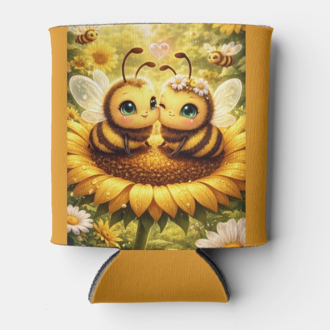 Porta-lata Girassol BEE Meu (Frente)