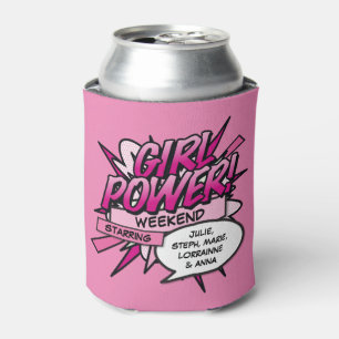 Porta-lata GIRL POWER Girls Semanal Rosa