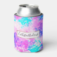 Girly Artsy Purple Abstrato Paint Padrão