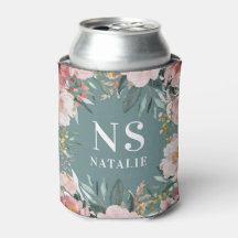 Girly watercolor rosa, floral elegante