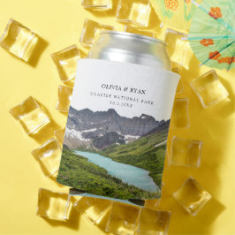 Porta-lata Glacier National Park Casamento Favor Personalizad