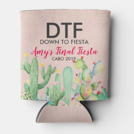 Porta-lata Glam Fiesta Personalizado Bachelorette Cronômetros