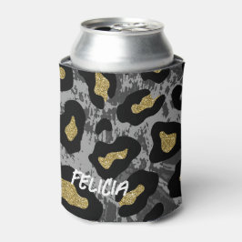 Porta-lata Glamour Leopardo