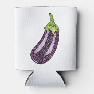 Porta-lata Glitter EggPlant