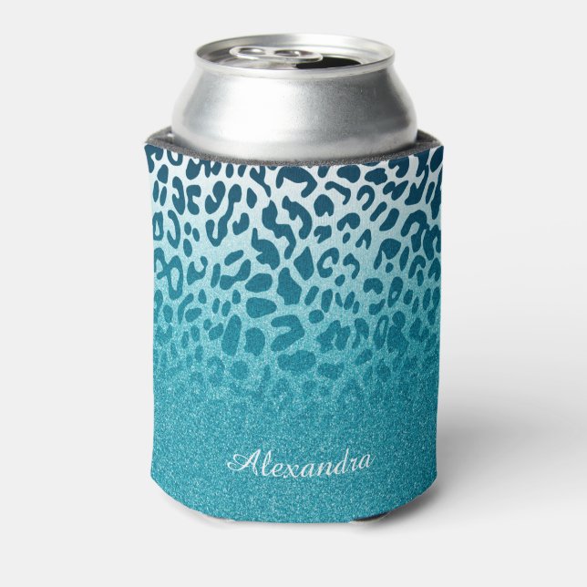 Porta-lata Glitter Leopard (Can Back)