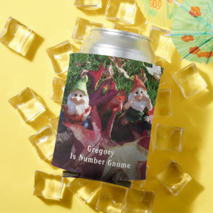 Porta-lata Gnomos De Jardim Você É O Número Gnome Adiciona