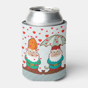 Porta-lata Gnomos felizes e mal-humorados
