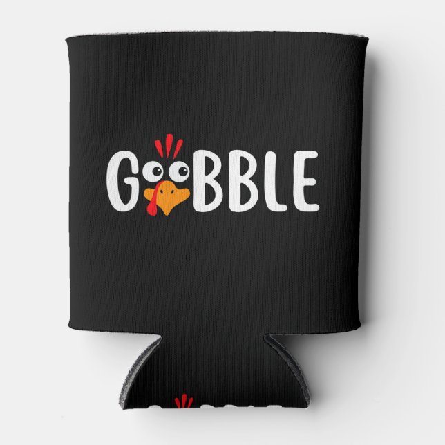 Porta-lata Gobble Pode Resfriar Ação de Graças (Frente)