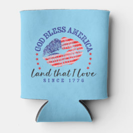 Porta-lata God Bless America Can Cooler