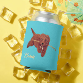 Porta-lata Golden Doodle Turquesa