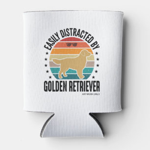 Porta-lata Golden Retriever Facilmente Distraído Vintage Dese