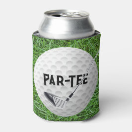 Porta-lata Golf Club with Ball On Green Grass