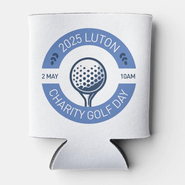 Porta-lata Golf Day Cooler - Exemplo de patrocinador de parce (Frente)