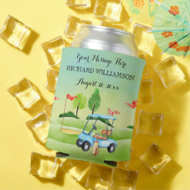 Porta-lata Golf Golfer Greens Carrinho Personalizado