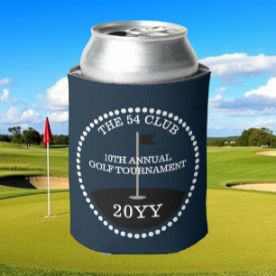 Porta-lata Golf Tournament Club Name Year Blue