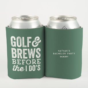 Porta-lata Golfe e cervejas antes da festa de despedida de so