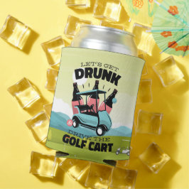Porta-lata Golfe ganhe Bebado com carrinho de golfe para golf
