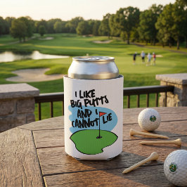 Porta-lata Golfer Eu Gosto De Putts Grandes E Não Posso Menti