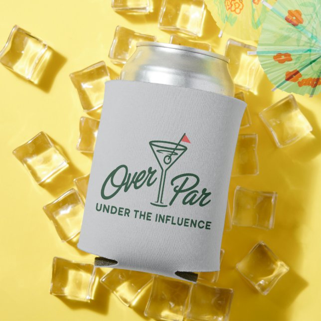 Porta-lata Golfing Gift Over Par And Under The Influence Golf (Verão in situ)