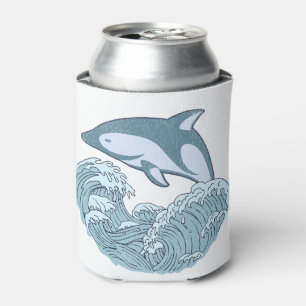 Porta-lata Golfinho azul-bonito
