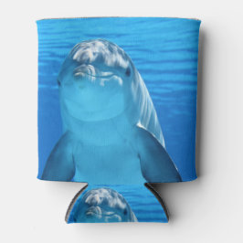 Porta-lata Golfinho de Gargalos olha para a câmera debaixo de