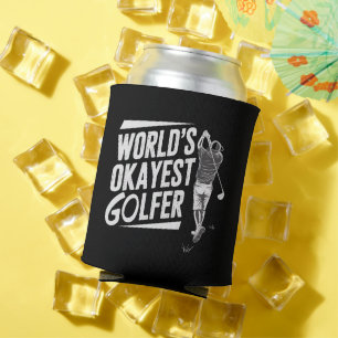Porta-lata Golfista Mais ou Menos do Mundo Golfe Divertido Am