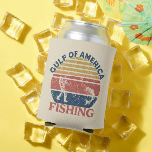 Porta-lata Golfo da América polo de pesca patriótico american