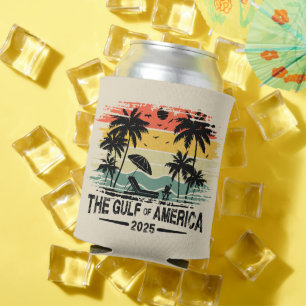 Porta-lata Golfo da América vintage design patriótico america