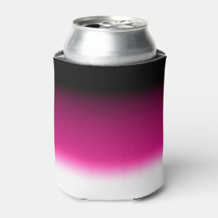 Porta-lata Gradiente branco rosa borgonha