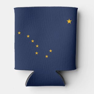 Porta-lata Gráfico dinâmico da bandeira do estado de Alaska