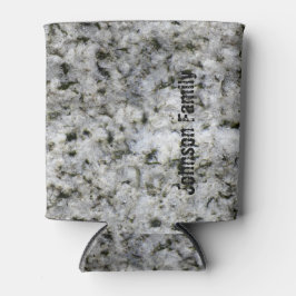 Porta-lata Granite Rock White com Nome