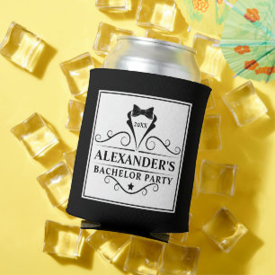 Porta-lata Gravação Preta do Partido da Bachelor - Escolher