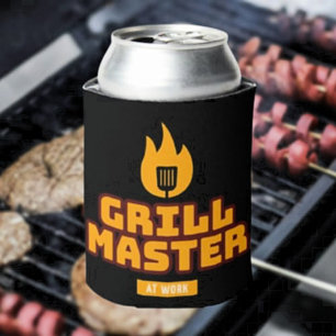 Porta-lata Grill Master No Trabalho