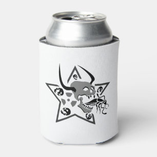 Porta-lata Gritando Pentagrama do crânio