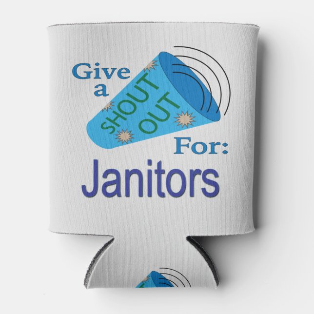 Porta-lata Gritar para Janitors (Frente)