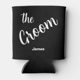 Porta-lata Groom's Wedding Custom Top Hat and Bow Tie