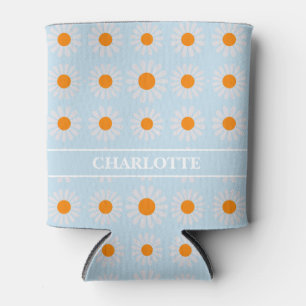 Porta-lata Groovy Boho Laranja Azul